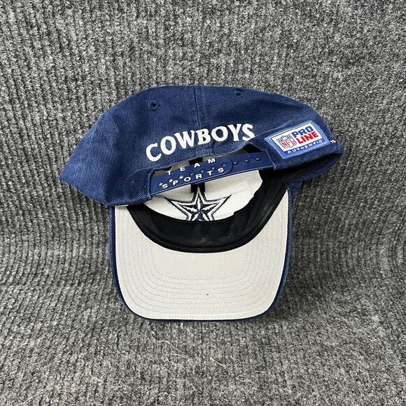 Vintage 90s Nike Dallas Cowboys SnapBack Hat Pro Line Blue NFL Football - Picture 2 of 5